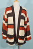 vintage 70s striped cardigan sweater