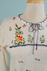 details 60s embroidered sweater
